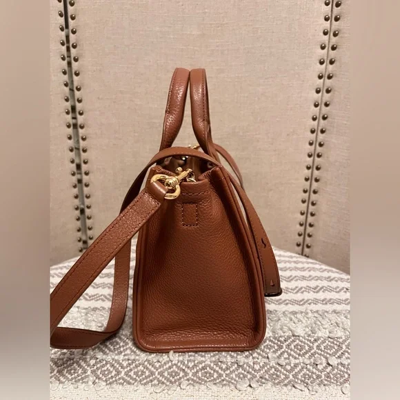 Marc Jacobs Brown Leather Tote Bag small - Picture 4 of 9